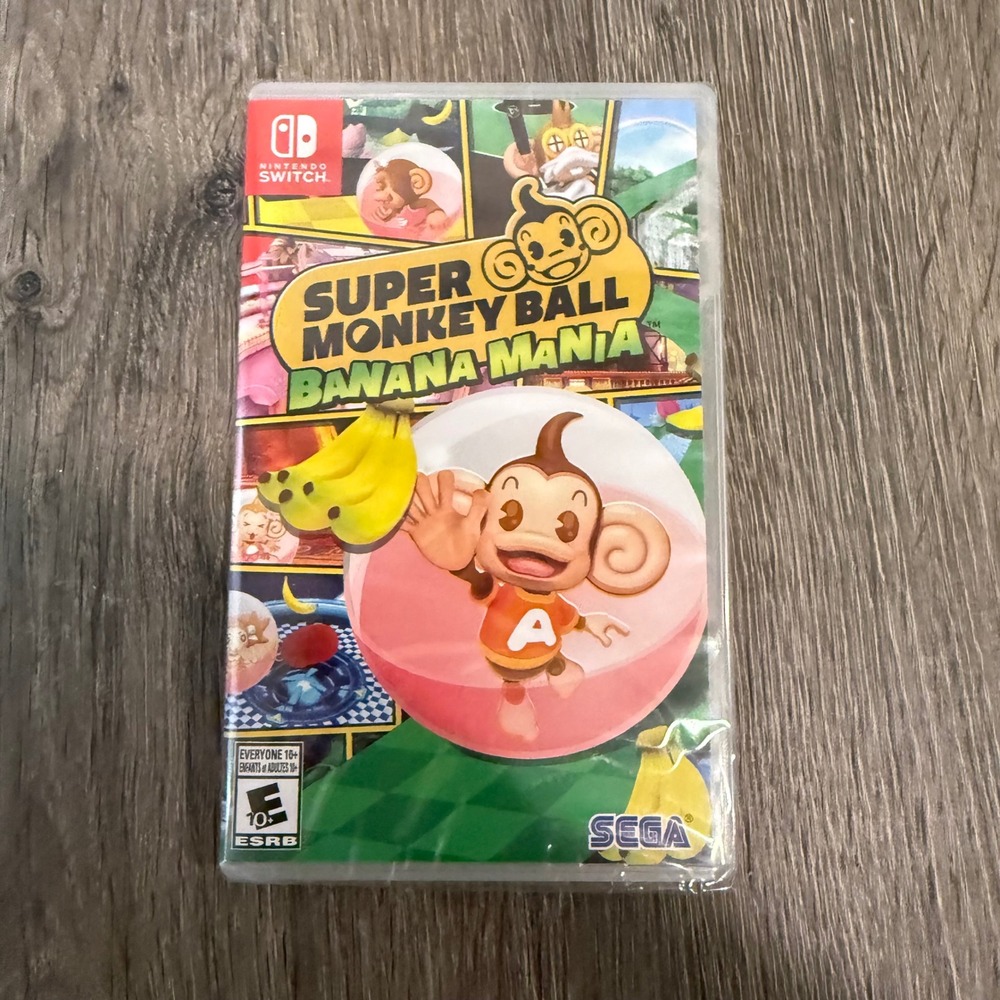 Sega Super Monkey Ball Banana Mania Nintendo Switch NIB New Sealed Arcade Game‎